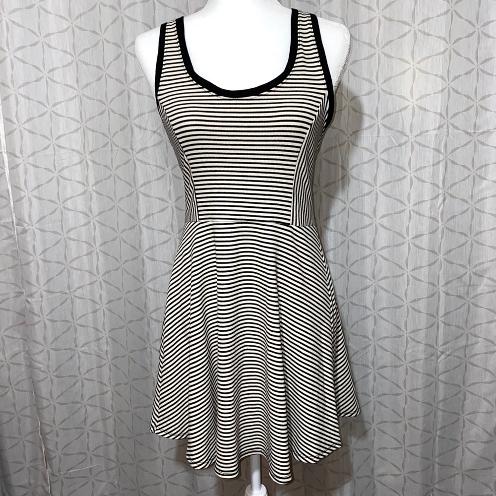 Racerback Striped Mini Dress.